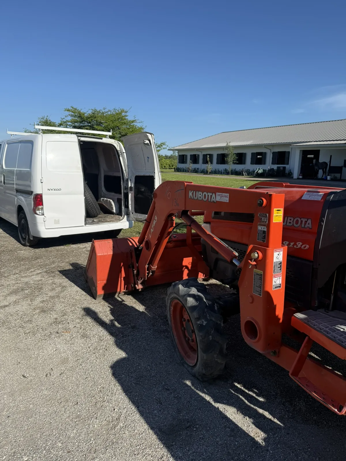 Tractor serviced by Equipment Concierge